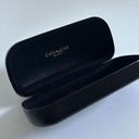 Coach AUTHENTIC  Black Hard Shelled Case Glasses/Sunglasses Embossed Photo 0