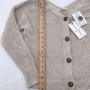 The Moon  and Madison Size Small Button Cardigan Sweater Knit Wide V-Neckline Photo 3