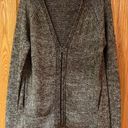 Michael Stars  Zipper Cardigan Sweater w/ Pockets in Java Brown Size Small Photo 0