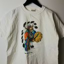 Vintage 90s Man Without A Horse Native T Shirt White Large L Indian Chief Solid Photo 11