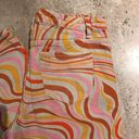 Molly green  Groovy Tie Dye Pink Patterned Disco Pants Size Medium Photo 1