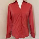 Worthington  Stretch Women’s Pink Rose Button Down Casual Shirt Sz 4 Photo 0