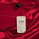 Windsor Red  2 Piece satin mini skirt and crop top set Photo 3