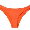 Mara Hoffman NEW  Kay Low Rise Bikini Bottom, Orange, Large Photo 3