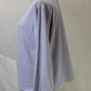 Oscar de la Renta Lavender Fleece Pullover Size M Photo 1