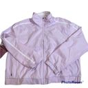 Adidas  Extra Large XL Lavender Windbreaker Jacket Back Vent Zipper Bomber Purple Photo 1