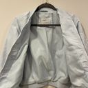 VERO MODA  Denim Light Blue Bomber Jacket Mandarin Collar Women's size Small Photo 2