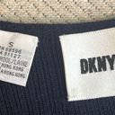 DKNY  ribbed v-neckline lightweight wool Navy sweater vest Photo 10