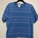 Pendleton  striped silk blend short sleeve tee size XL Photo 0