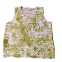 cj banks  Tank Top Womens 1X Used Lime White Career Casual Photo 2