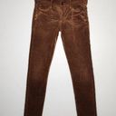 Citizens of Humanity Citizen of Humanity Avedon Low Rise Skinny Leg Suede in Brown Size 27 Photo 0