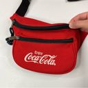 Coca-Cola Vintage  Logo Red Black Belt Bag Fanny Pack Photo 1