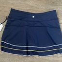 FILA  Backspin Flounce Tiered Mini Tennis Skort - Size XL - Navy - NWT Photo 3