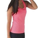 Lululemon  Swiftly Tech Racerback In Heathered Neon Pink Lightweight Run Size 4 Photo 0