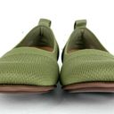 FitFlop  Allegro Tonal Knit Ballerinas Flats Olive Green Stretchy Round Toe 8.5 Photo 1