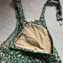 Green Floral Overalls Size XS Photo 3