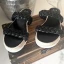 Marc Fisher  Jaimee Espadrilles Slide Sandals in Black Photo 1