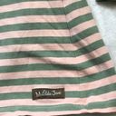 Matilda Jane  Off The‎ Grid Long Sleeve Tunic Top Pink Green Stripes Women's M Photo 3