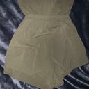 Princess Polly Pure Rhythm Playsuit Romper in Khaki Green Size 4 Photo 8