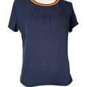 Tommy Hilfiger  Scoop Neck Embroidered Short Sleeve T-shirt Photo 0