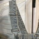 Vintage Y2K distressed jumpsuit jeans overalls farmers denim light blue sz 2X Photo 6