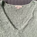 American Eagle Smocked Peplum Tee Photo 3