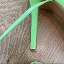 Boohoo  Skinny Strap Wrap Up Stiletto Heels in Lime Green Size 6 Photo 4