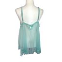 Frederick's of Hollywood  Green Babydoll 2X Lace Sheer Sexy Lingerie Teddy Sexy Photo 4