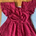 Bloomchic New women’s tiered skirt flutter sleeves maxi dress, size 12 Photo 2