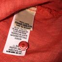 L.L.Bean  large peach color linen long sleeve top Photo 5