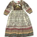 Anthropologie NWT  Bhanuni by Jyoti Avery Far Fields Beaded Midi Dress 0 $248 Photo 0