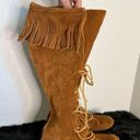 Minnetonka  suede lace up moccasin boots Sz 7 Photo 2