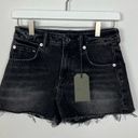 All Saints High Rise Lexi Shorts in Black Photo 1