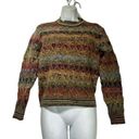 Krass&co Carroll &  Beverly Hills Italy Abstract Wool Knit Jumper Pullover Sweater Photo 0