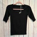 Everlane NWT  The Pima Micro-Rib Scoop-Neck Tee Photo 5