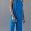 Urban Outfitters Harley Linen backless tie overalls size Lg Photo 0