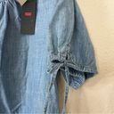 Levi's Levi’s Short Sleeve Chambray Top NEW Size Large Photo 3