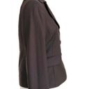 Anne Klein  Suit Brown Button Front Career Work Tailored Blazer Jacket Size 4 Photo 5