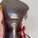 Fendi Rare  Open Toe Heels Sandals with Peacock Details Size US 5.5 / EU 36 Photo 8