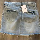 Denim Mini Skirt Size M Photo 3