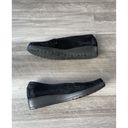 Stuart Weitzman  Black Suede Loafers Size 8 Narrow slip-on 8N Shoes Photo 2