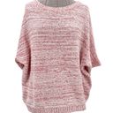 Anthropologie Pepaloves  Pink Short Sleeve Marled Sweater Softgirl Spring Size L Photo 0