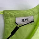 JDY 5/$25  Womens lime XS perforated top Photo 2