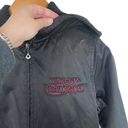 Harley Davidson Evangeline XS Embroidered Heart Nylon Knit Full Zip Jacket Photo 8