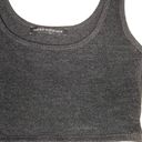 Naked Wardrobe Crop Tank | Black Crop Top Athleisure Tank Photo 1