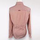 Tommy Hilfiger Long Sleeve Button Down Blouse Striped Cotton Small Photo 4