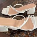 Women Wedge Heel Sandals White Size 7 Photo 2