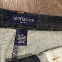 Ann Taylor  embroidered denim skirt Photo 1