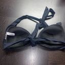 Calvin Klein  Black Halter Tie Bust Bikini Swim Top Women's Size Small Photo 1