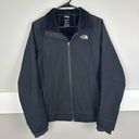 The North Face  Fleece Lined Soft Shell Zip Up Womens Size Medium Black Jacket Photo 0